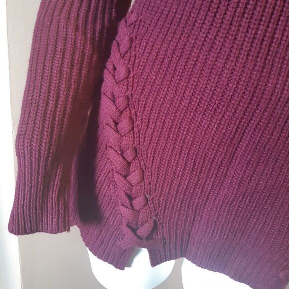 No Boundaries size M (7-9) Burgundy Sweaters - Picture 3 of 12